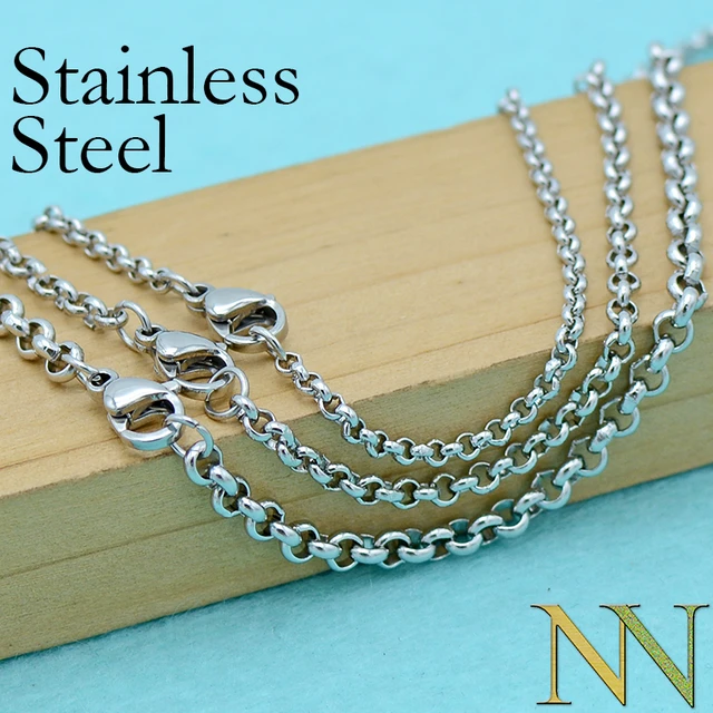 Stainless steel rolo chain deals