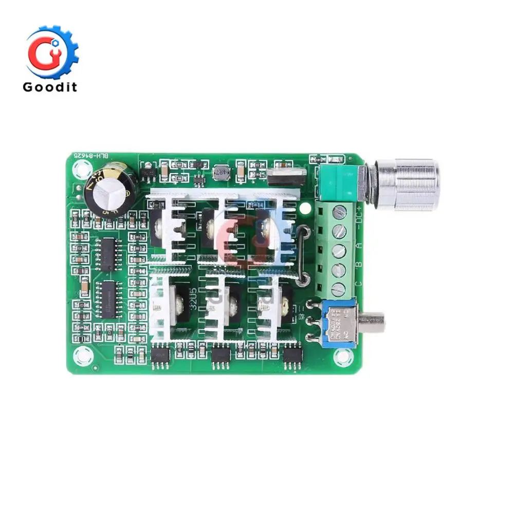 BLDC Three Phase Brushless Sensorless Motor Controller 15A Violent Explosive Fan Drive Modulation DC5-36V Forward and Reverse