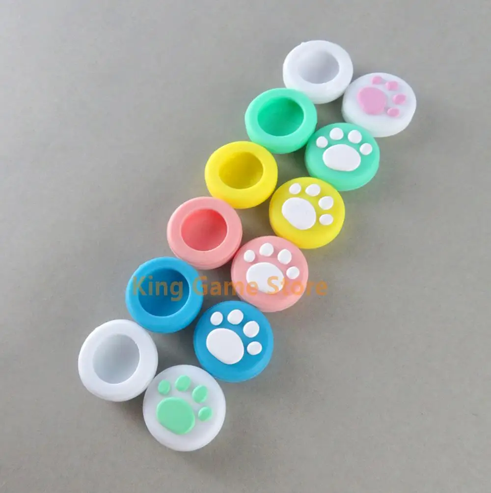 4pcs/lot For Nintend Switch Lite Controller Cat Claw Silicone Analog Thumb Sticks Caps for NS Switch Joy Con Grip