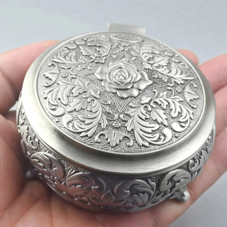 ROSIKING Emboss Alloy Metal Music Box ♫ Anastasia ♫ For Frends Girl and Children Birthday Gift