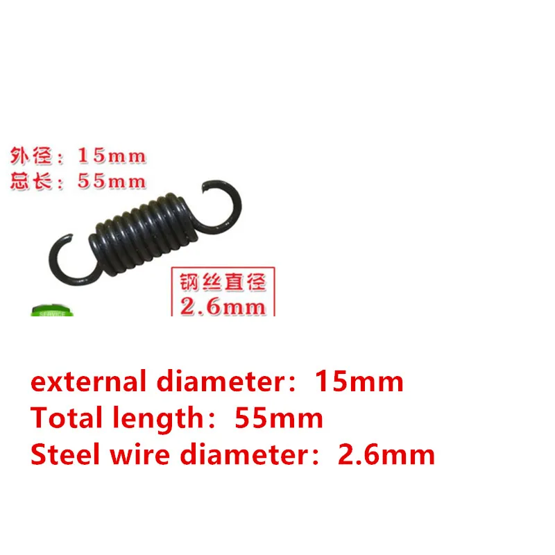 for tyre spring car tire changer tire changer accessories, external diameter 15mm, Total length 55mm, Steel wire diameter 2.6mm