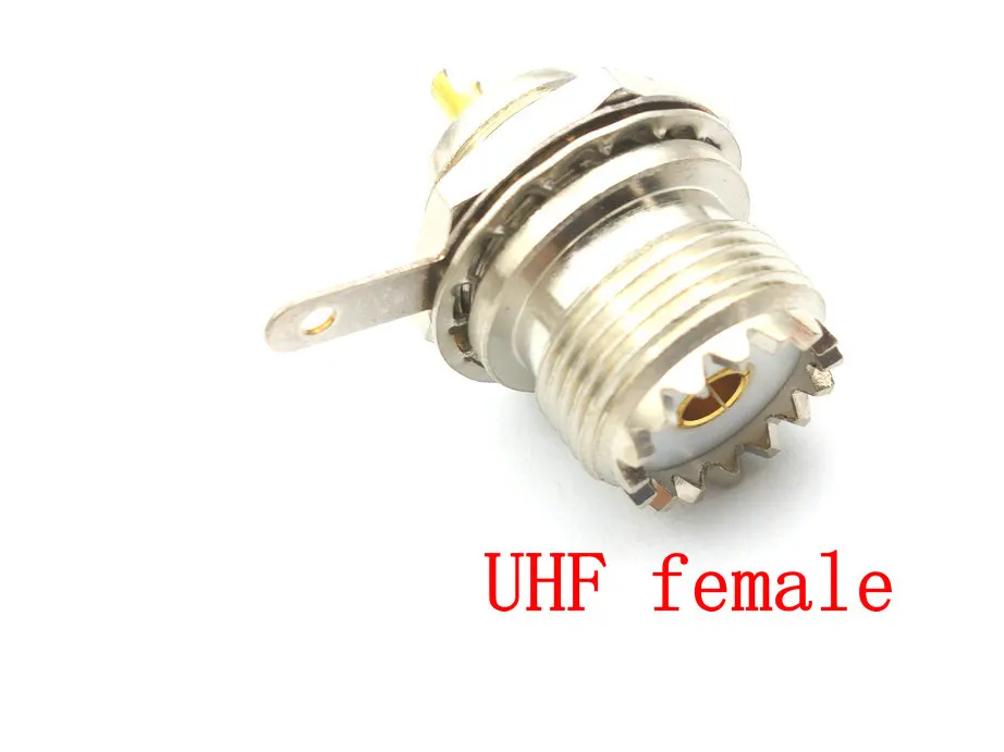 Imagem -04 - Conector Frontal 50 Peças n Fêmea Uhf Fêmea tipo Parafuso com Reboco de Solda Conector rf