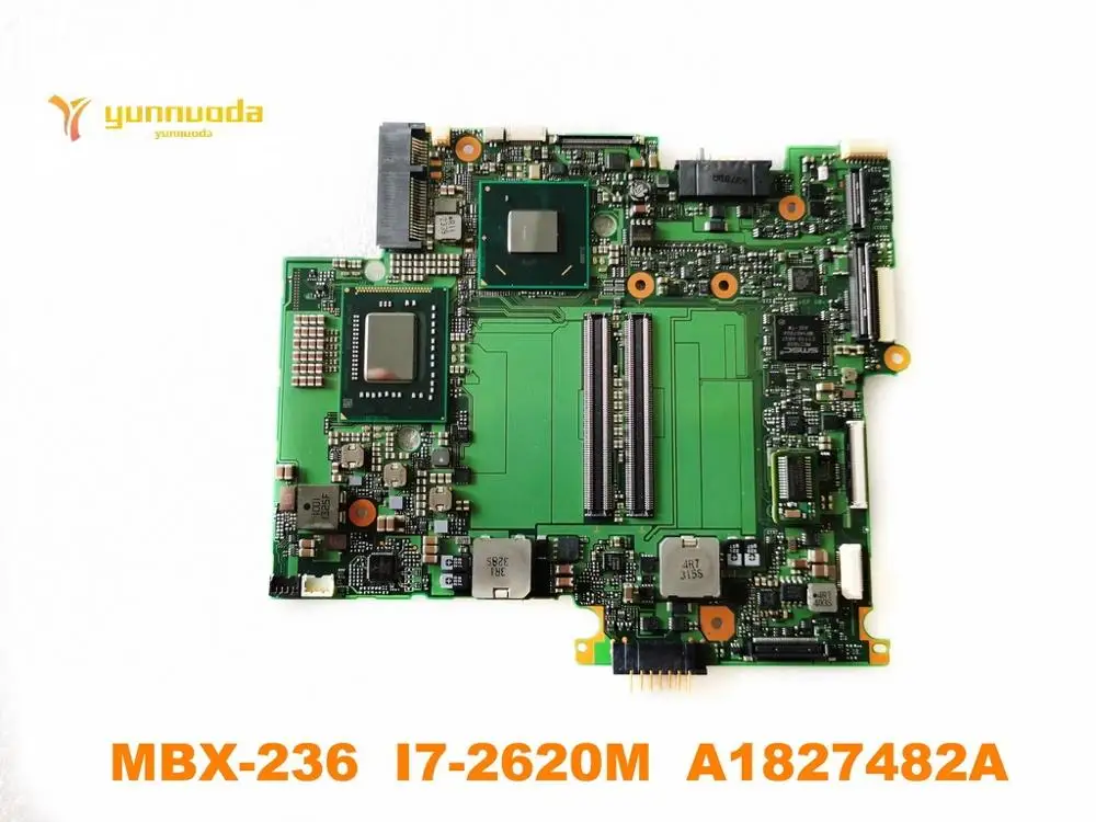 Original for SONY  MBX-236  Laptop otherboard With I7-2620M  CPU A1827482A 100%  tested good