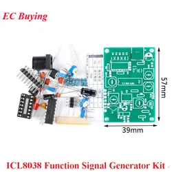ICL8038 DIY Function Signal Generator Kit Set Multi-channel Waveform Generator Electronic Production Practice 12-24v 50-200KHZ
