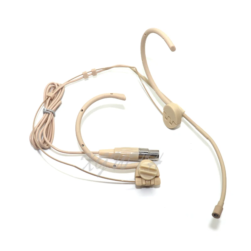 Có Thể Gấp Lại Được Ngưng Tụ HEADWORN Tai Nghe Micro Kèm 4 Pin XLR TA4F Kết Nối Cho Shure 4Pin Không Dây Cơ Thể-Bộ Bộ Phát
