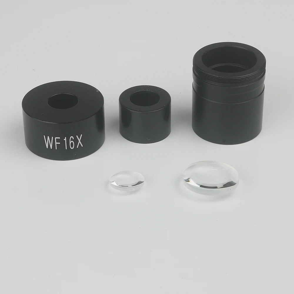 EYSDON WF16X Microscope Eyepiece 11mm Wide Field of View For 23.2mm Mount Port Biological Microscope