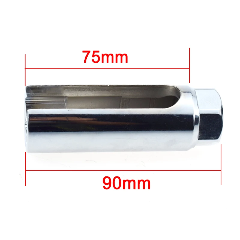 Sensor de oxigênio lambda o2 22mm 7/8 polegadas, ferramenta de remoção de soquete, cabo lateral, cortador lambda/8''