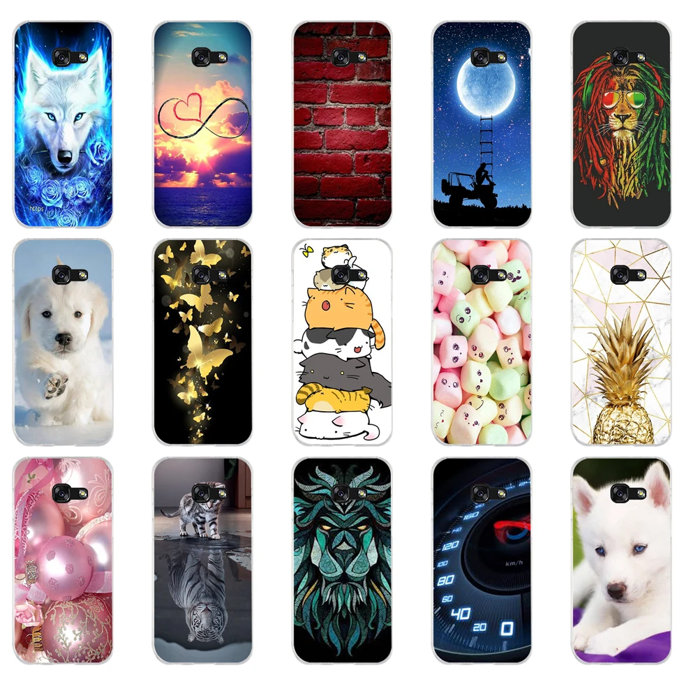 silicone For Samsung A5 2017 2016 A50 Case Soft TPU Phone Case for Samsung Galaxy A 5 2017 Cover Coque Funda Skin shockproof 1