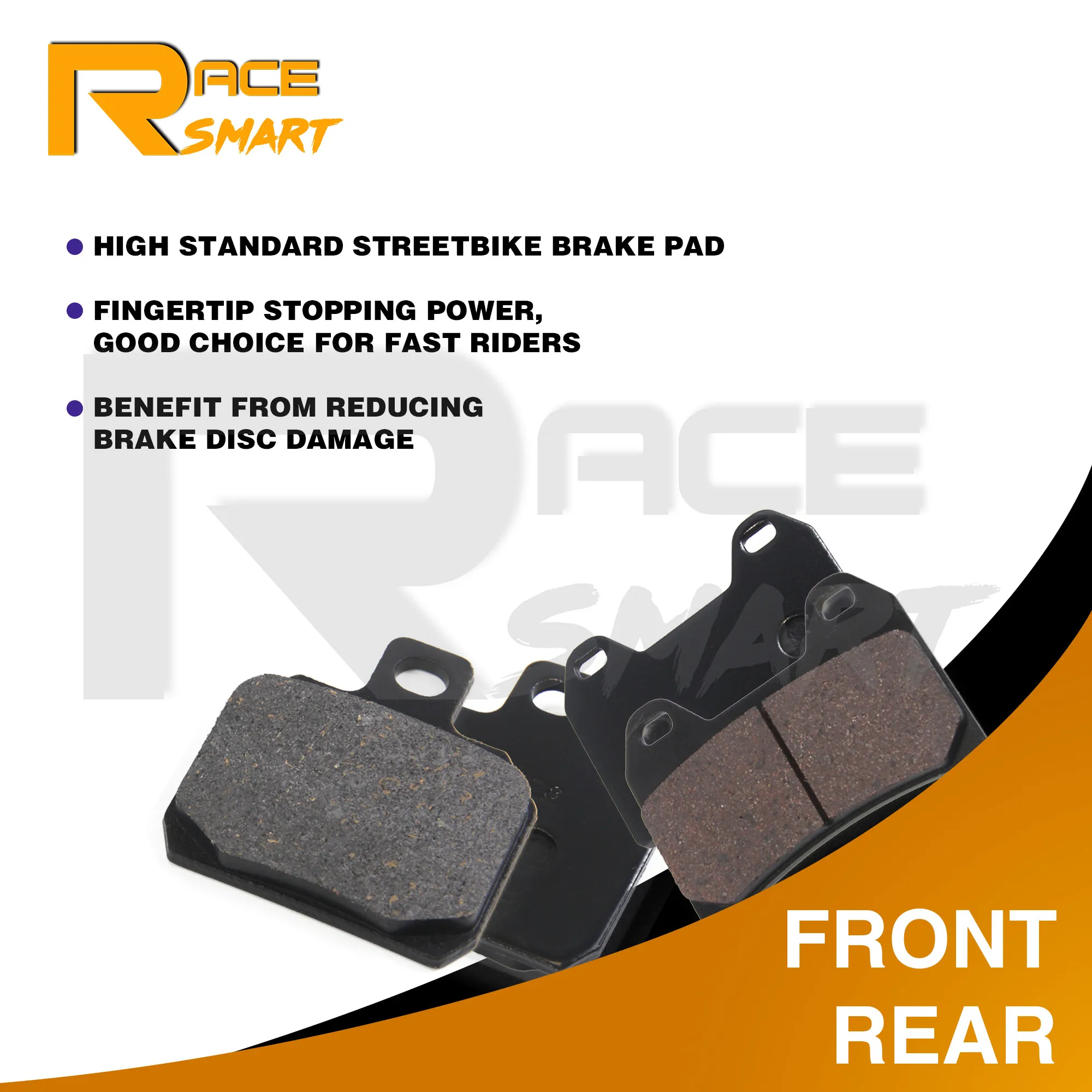 3 Pairs Motorcycle Front Rear Brake Disc Pads Pad For DUCATI ST3S ABS 992cc 2006-2007/ ST2 944cc 1997-2003 1998 / 900 Sport 2002