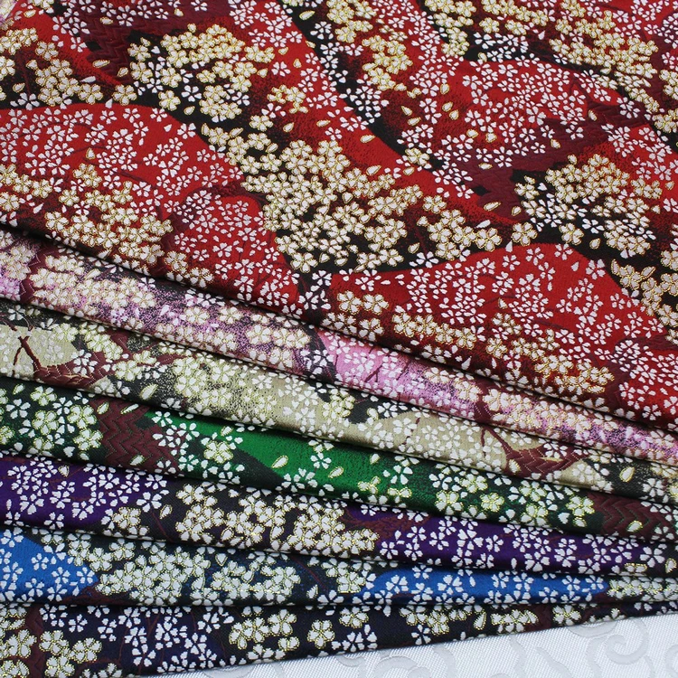 Jacquard Brocade fabric Japanese and Korean Style Cheongsam Baby Clothes Kimono Mongolian Robe Decoration Handmade Fabrics