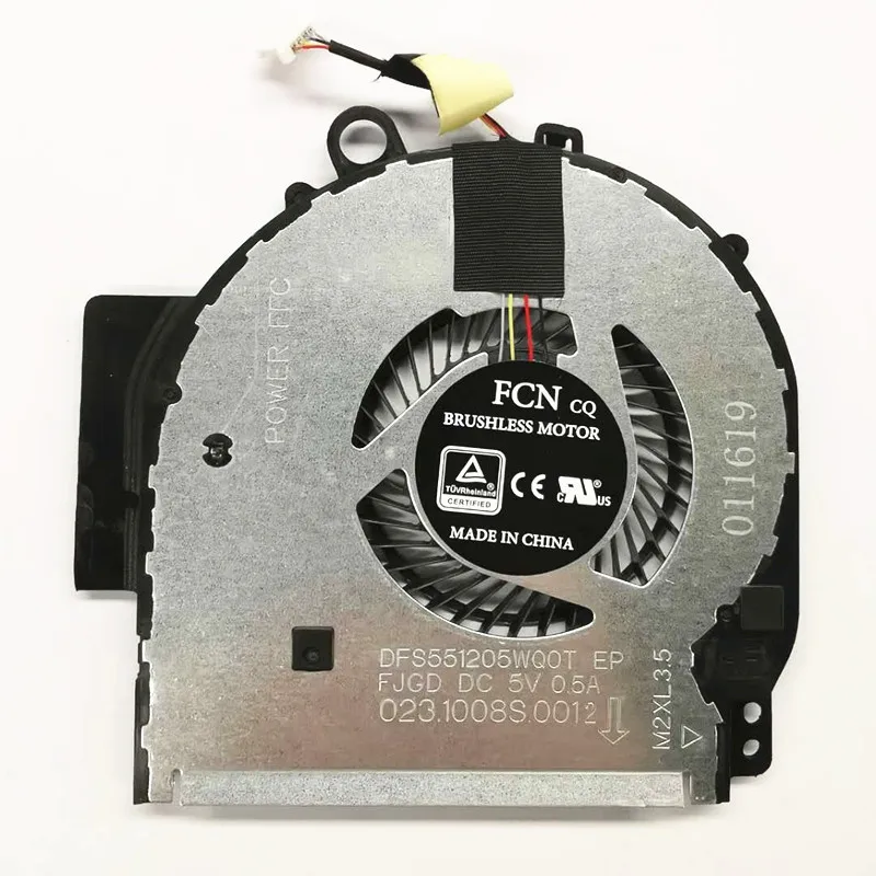 

New Original CPU Cooling Fan Cooler For HP Pavilion X360 14-BA 924281-001 924282-001 DFS551205WQ0T-FJGD NBA-14P FSFTB5M