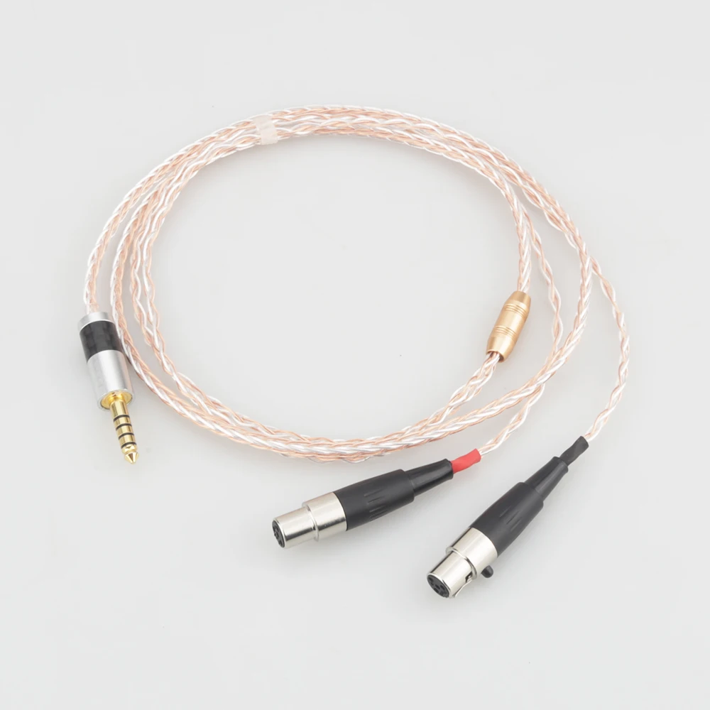 

4.4MM HiFi Headphone Cable Balanced Earphone Wires For Audeze LCD-2, LCD-3, LCD-4, LCD-X, LCD-XC and for Astell&Kern AK240 AK380