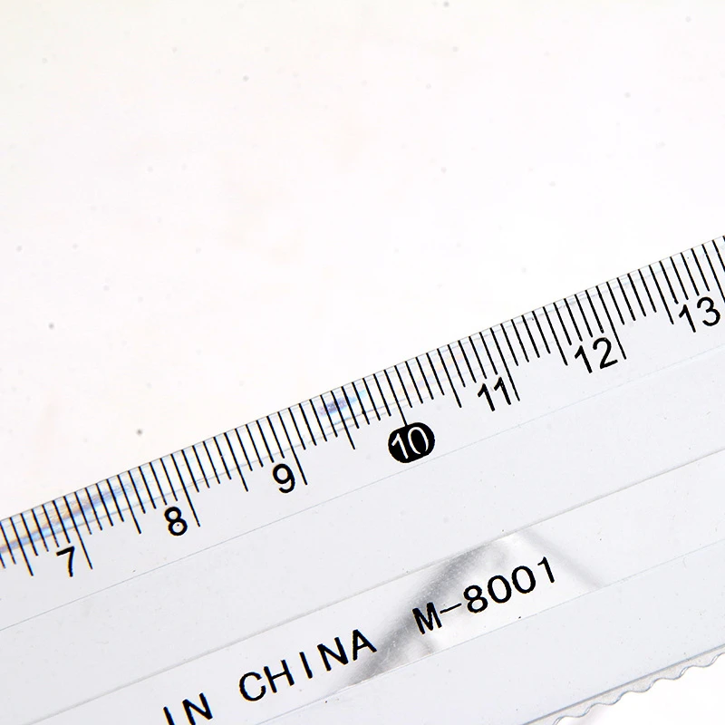 P5 stationery 20 30cm ruler long plastic transparent ruler stationery ruler Stationery office supplies for students statione