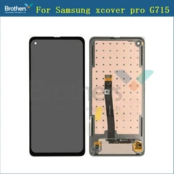 G715 LCD per Samsung X Cover Pro G715FN Display LCD Touch Screen Digitizer Assembly Xcover Pro SM-G715F SM-G715U