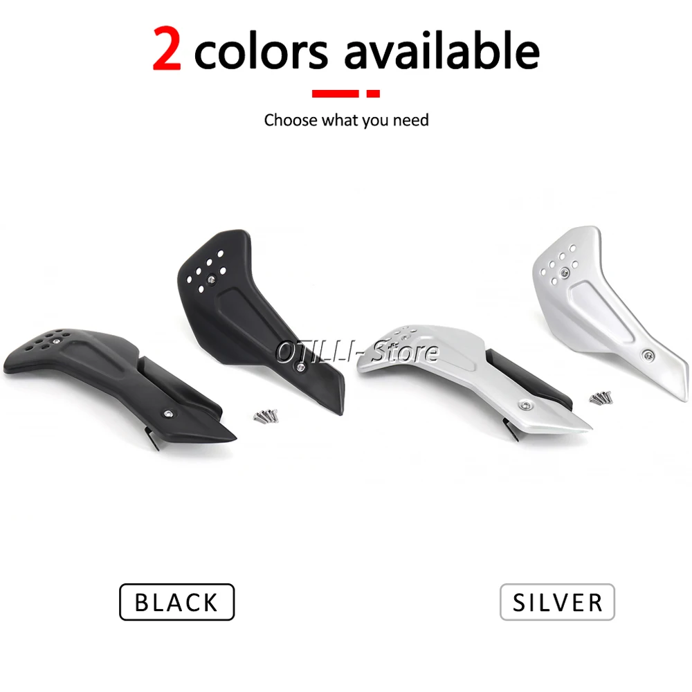 New Motorcycle Accessories Lower Engine Belly Protection Plates Kit Side Lower Fairing For Trident 660 2021