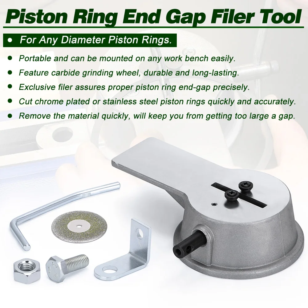 LZONE New Precision Piston Ring End Space Filer Tool Pistons Rings Accessories For Any Diameter Piston Rings