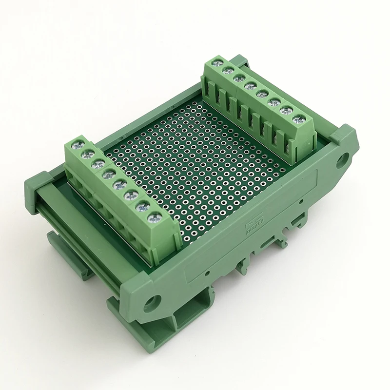 Universal Board, Rail Mounting, PCB Size 50X72mm, with Input and Output Terminals, Multi-piece Combination