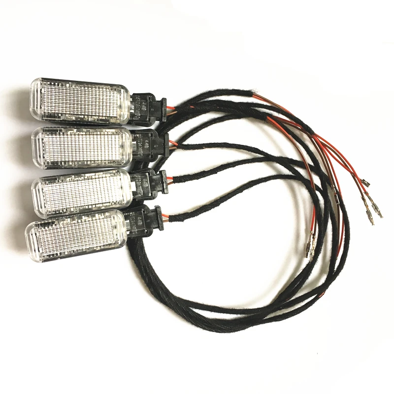 รถแผงประตูคำเตือน Light Trunk สายสำหรับที่นั่ง Toledo Leon Ibiza A1 A3 A4 B6 B7 B8 a5 A6 C6 C7 A7 A8 Q3 Q5 Q7 TT