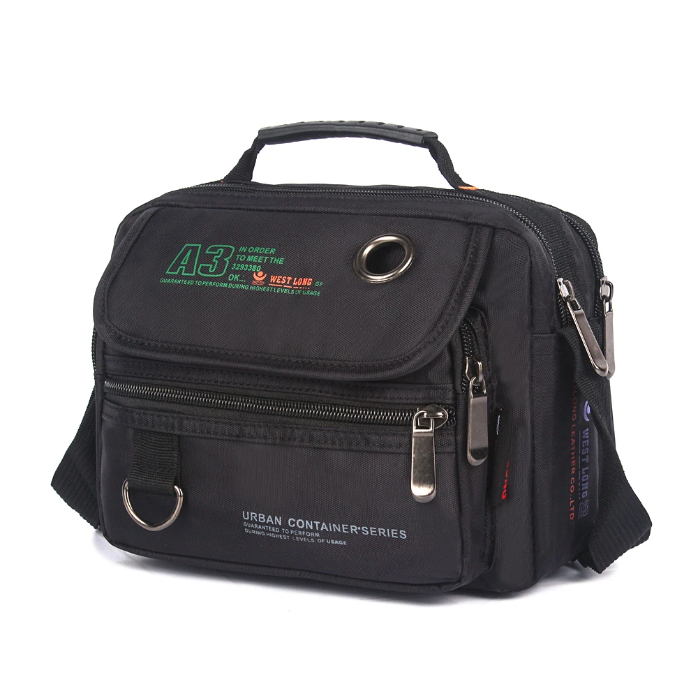 Nowy 3713 mężczyźni Messenger torby Casual wielofunkcyjny małe torby podróżne wodoodporny styl ramię moda wojskowe Crossbody torby — zdjęcie 2