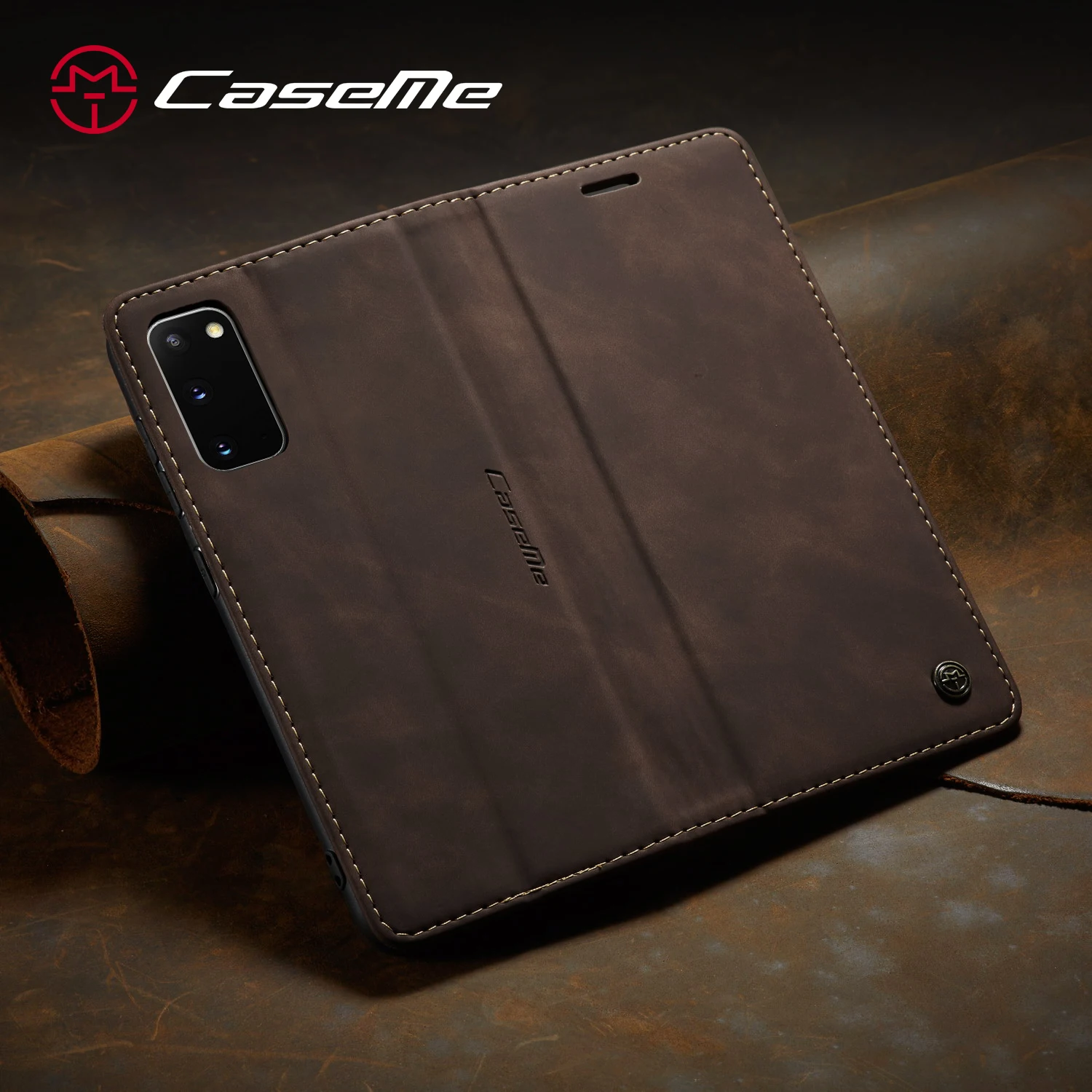 CaseMe Case For Samsung Galaxy A50S A40 A20 A80 A73 A70 A51 A71 A52 A53 M31 Flip Magnetic Leather Wallet Cover M30S M10 M20 S20