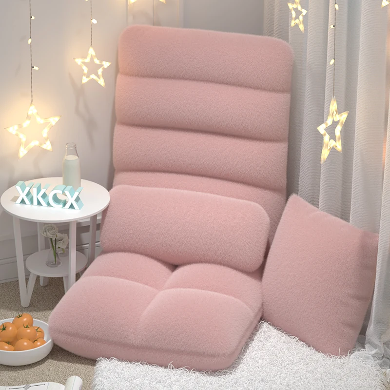 Portable Floor Chair Removable Couch Lounger Kids Transformable Folding Fabric Lazy Sofa Soft Padded Gaming Chair for Reading