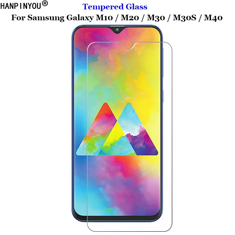Для Samsung Galaxy M10 M20 M30 M30S M40 M205 M205F переднее жесткое твердое закаленное стекло 9H 2.5D Премиум Защитная пленка для экрана