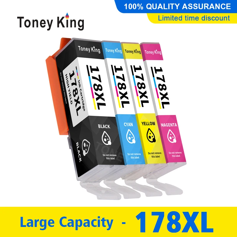 

178XL Compatible Ink Cartridge Replacement for HP 178 XL for HP Photosmart 7515 5515 B109a B010b B209 B210 3070A 3520 7510