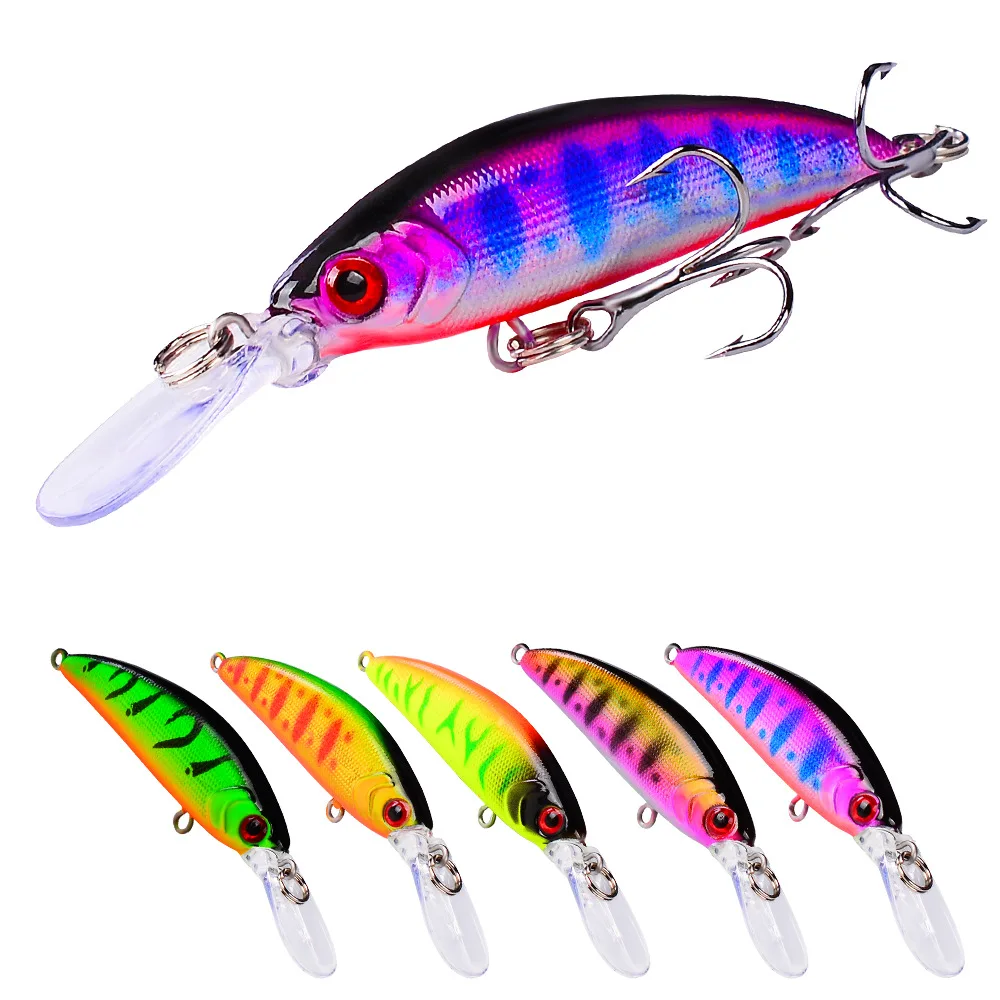 1Pcs Minnow Fishing Lure 70mm 6g Sinking Crankbait Hard Bait Wobblers Artificial Pike Carp Swimbait Pesca For Pike Trout