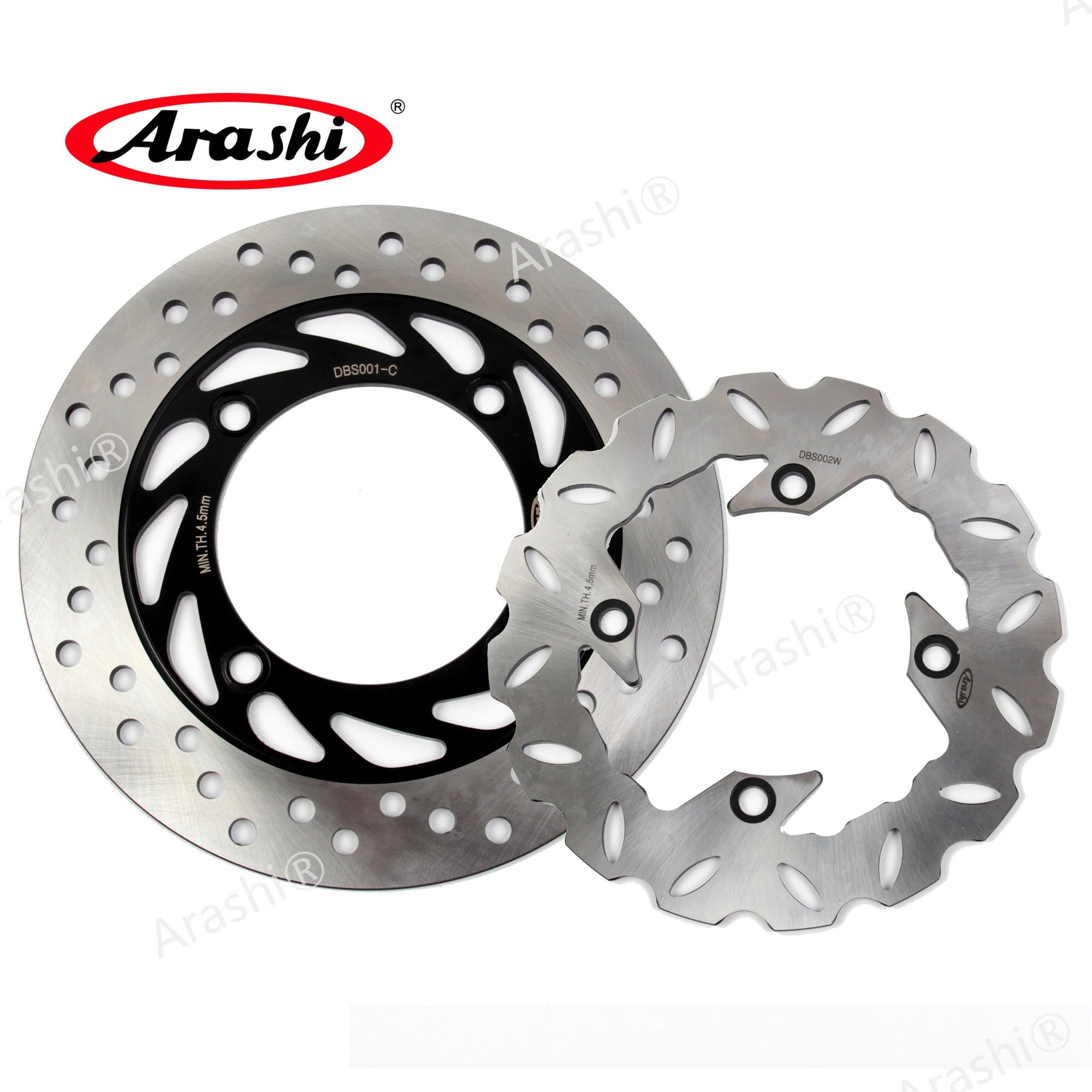 Arashi 1 Set 240 / 220 mm Brake Disc For HONDA FORZA 250 2000 2001 2002 2003 2004 CNC Aluminum Front Rear Disk Rotors