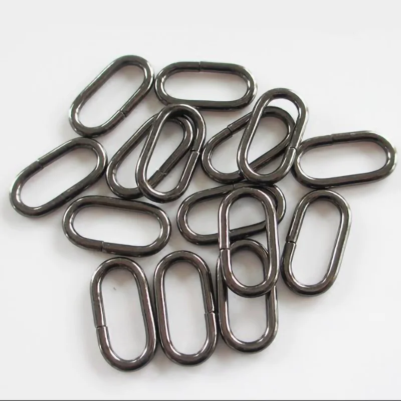 Oval Open End Rings For Webbing Strapping Bag Dog Collar Leather Belt Diy Craft Trimits Aessories