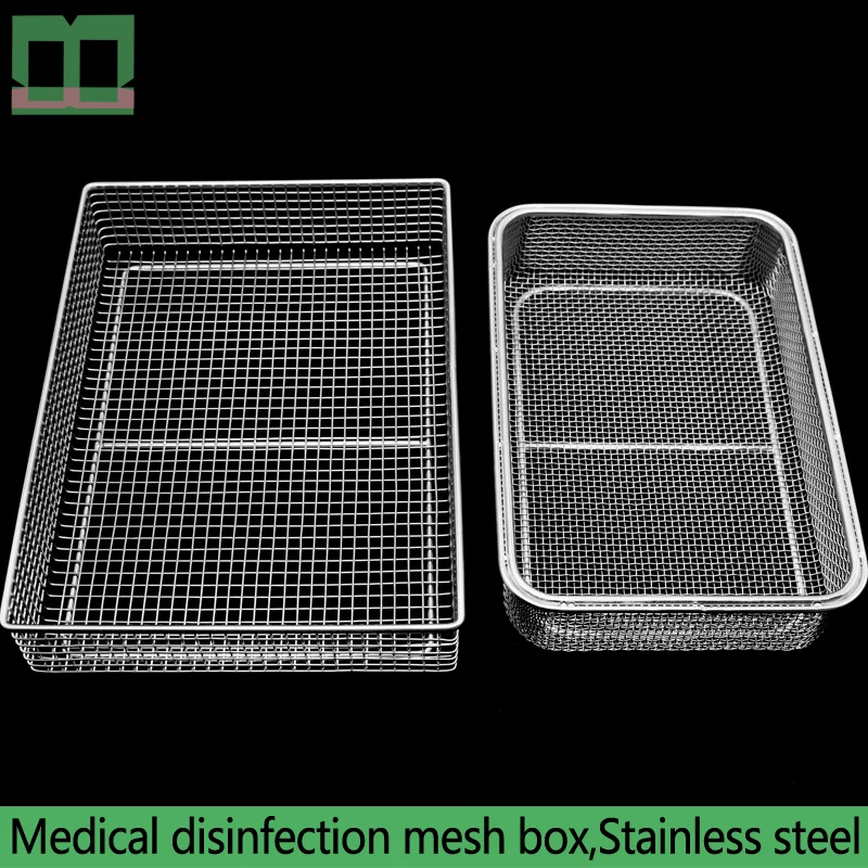 Medical disinfection mesh box craft of weaving surgical operating instrument double eyelid tool stainless steel