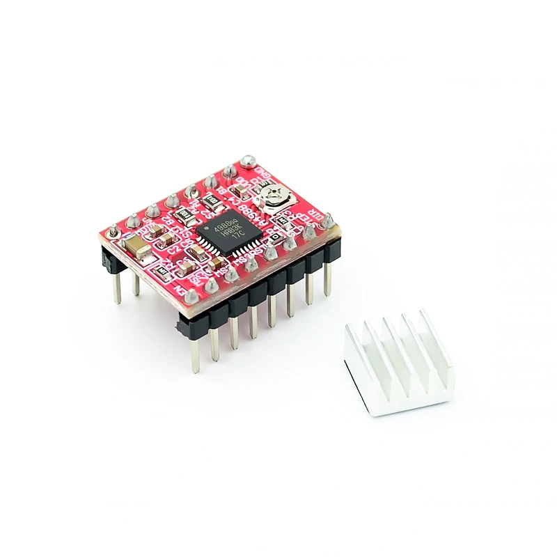 3D Printer Parts Stepstick A4988 DRV8825 Stepper Motor Driver Module With Heatsink Reprap Ramps 1.4/1.5/1.6 Control Board DIY