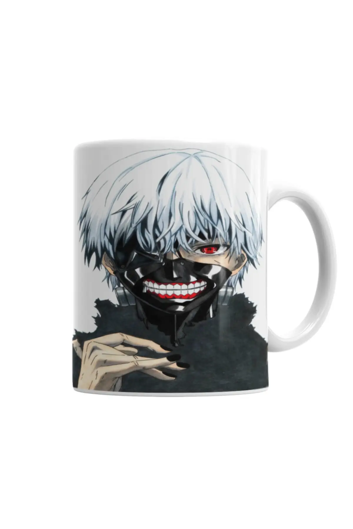 Kaneki Ken Tokyo Ghoul Design Porcelain Cups Tea and Coffee Mugs Colorful Printed Gift Items Office and Home Decoration Expresso