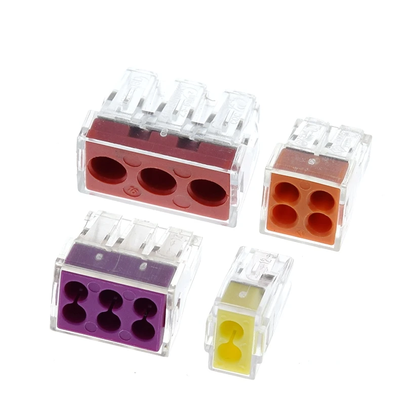 10/30 Stück PCT-102 PCT-103 PCT-104 PCT-106 TZT Universeller Kompakter Kabelverbinder Leiterblock mit Hebel – Detail 3