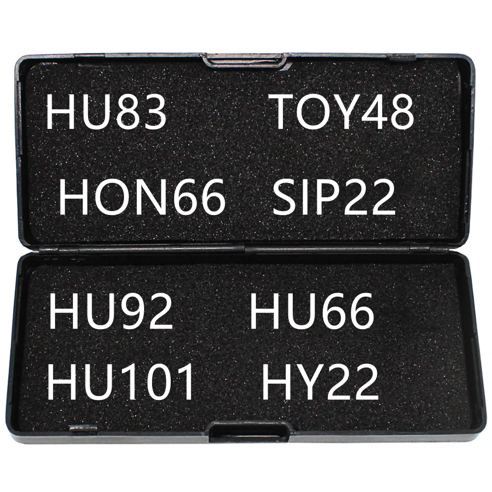 

Инструменты Lishi 2 в 1, декодер для автомобиля и Слесарные Инструменты 2 в 1, HU92, TOY48, HU101, HY22, HON66, HU100, HU66, TOY2, HU83, TOY48