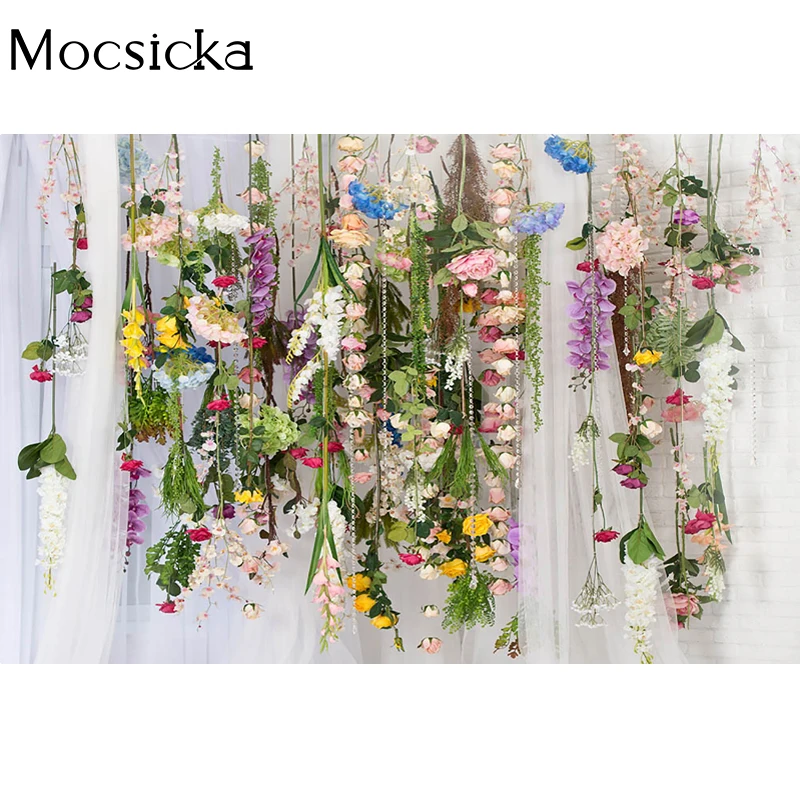 Moclicka spanduk latar belakang fotografi tema pernikahan alat peraga dekorasi pernikahan pengantin foto latar belakang