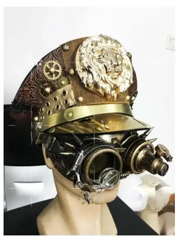 

Steampunk Decorative Hat partyMask Futuristic Technology Bar Nightclub Performance Costume