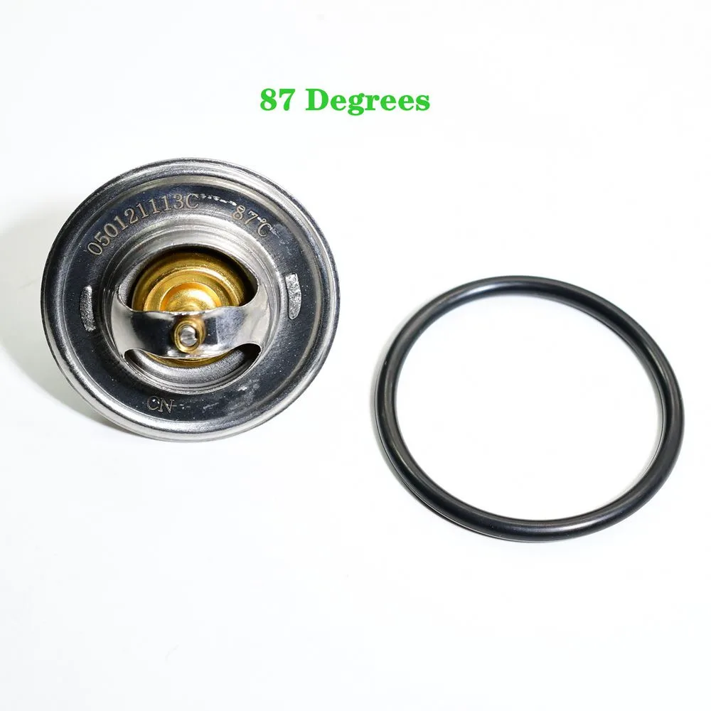 Coolant Thermostat 87 Degrees For VW Golf MK4/MK5/MK6 Passat B5 Bora 050 121 113 C 050121113C