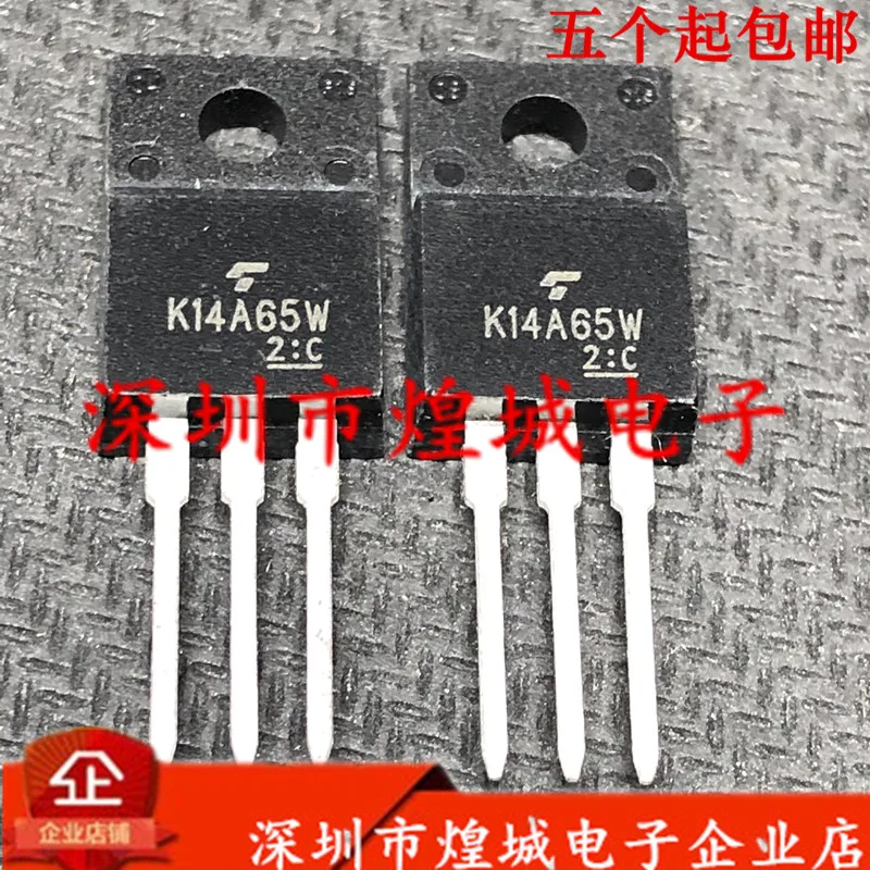 

10PCS K14A65W TK14A65W TO-220F 650V 13.7A 5