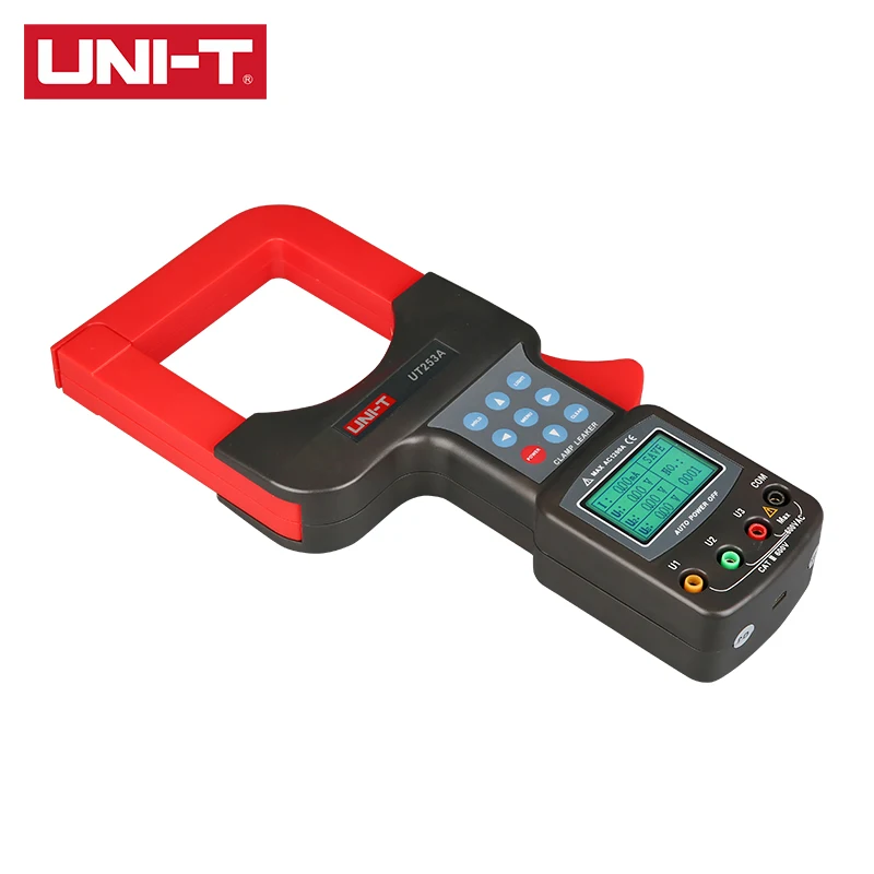 UNI-T UT253A Large Jaws Leakage Current Clamp Meter Auto Range RS-232 LCD Backlight Data Hold Over-Range Display