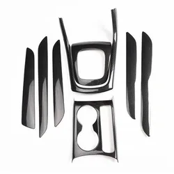For Audi Q3 2013-2018 Right Hand Drive Car Interior Gear Shift Panel Frame Water Cup Door Panel Strips Trim Auto Styling