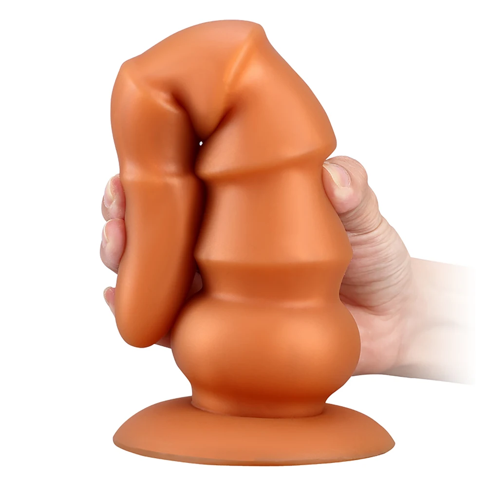 Liquid Silicone Huge Anal Plug Dildos Sex Product Big Butt Plug Soft Penis Anal Dilator Stimulate Vagina and Anus Sex Toys Dick