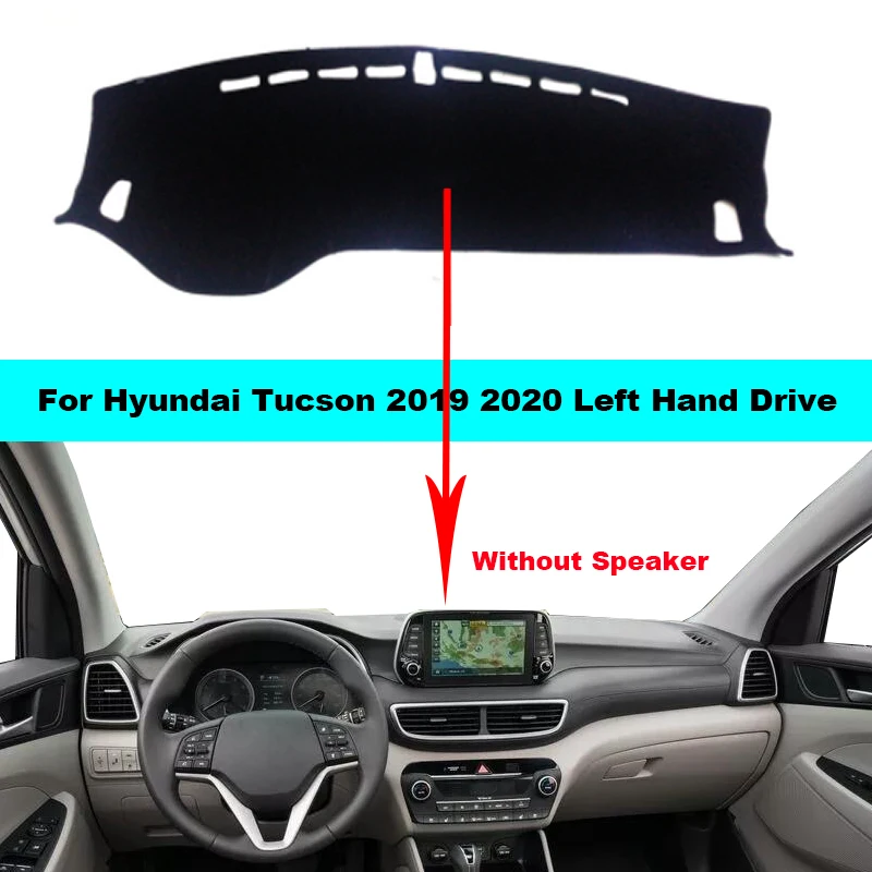 

Крышка приборной панели автомобиля для Hyundai Tucson 2019 - 2020 Dashmat Pad Dashmat Dashboard коврик для приборной панели Защита от солнца левый руль автомобиля