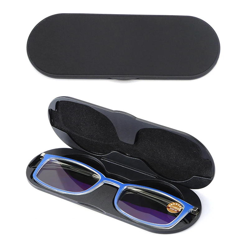 Sighttoo Anti Blue-Ray Universal Ultra-Thin Reading Glasses For Men And Women To Send Portable Mobile Phone Glasses Case +1.5