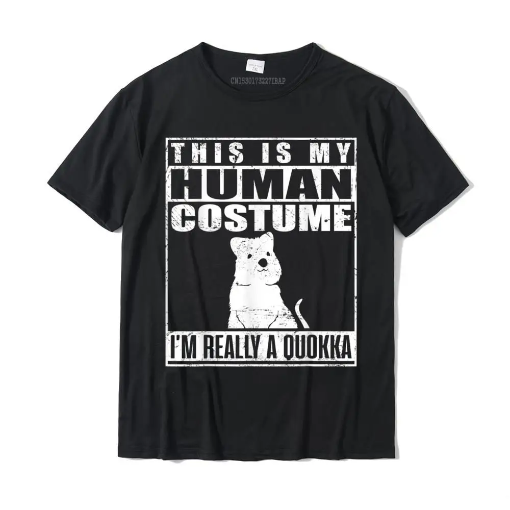 This Is My Human Costume I'm Really A Quokka Halloween Gift T-Shirt Design Cotton Men T Shirt Group Funky Tshirts