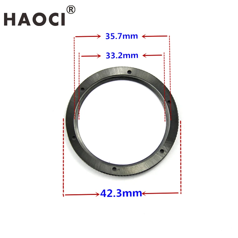 High quality luxury black bright ceramic watch bezel insert for Hub big bang and CLASSIC FUSION 42mm 45mm watch ring