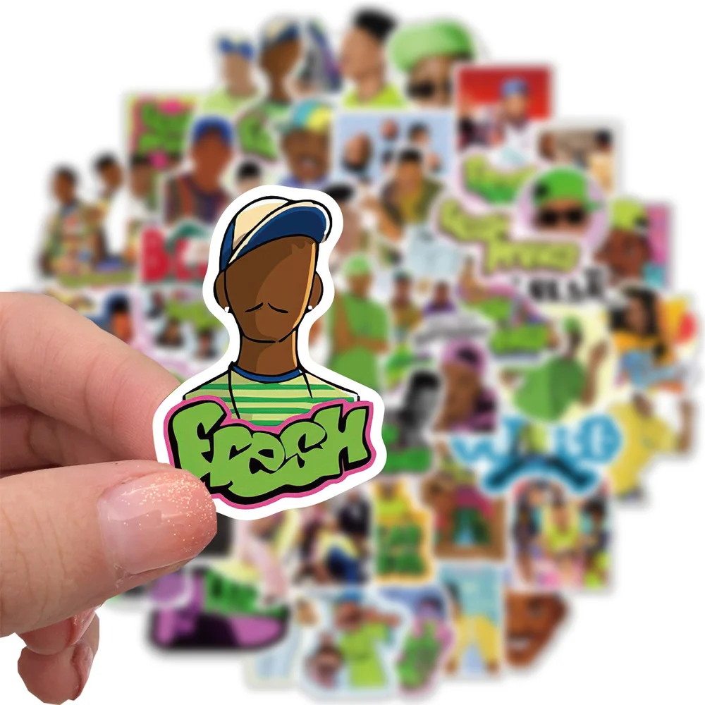 10/50PCS Cartoon The Fresh Prince of Bel-Air Sticker Waterproof Notebook Skateboard Graffiti Decoration Toy Wholesale