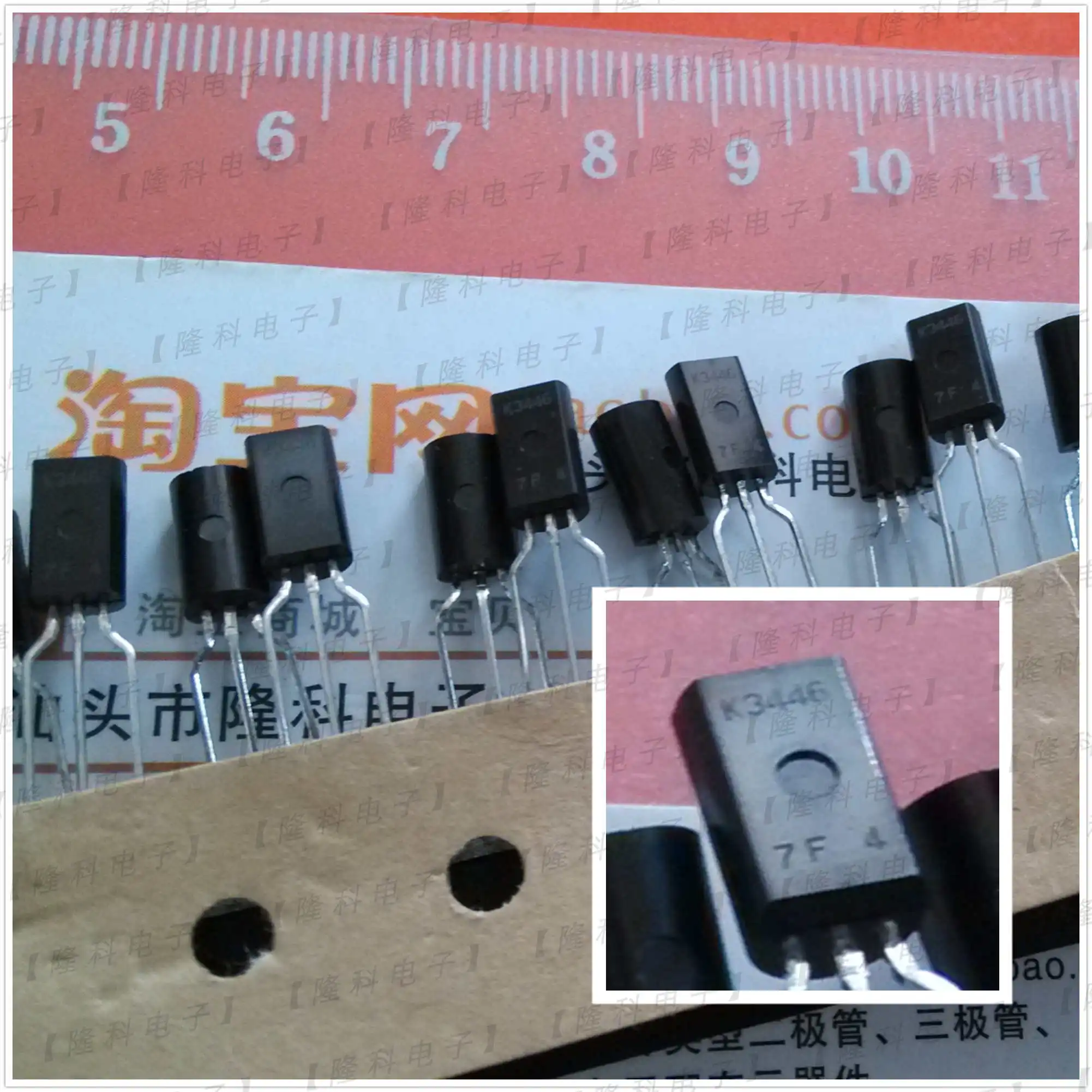 10PCS 100% Baru Asli Transistor 2SK3446 Baru 1A150V Efek Medan Tabung Asli TO-92L