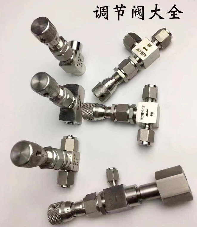 

Stainless Steel Micro Adjustment Valve Scale Internal Thread Flow Adjustment Valve High Pressure WL11H-320P G1/4 G1/8