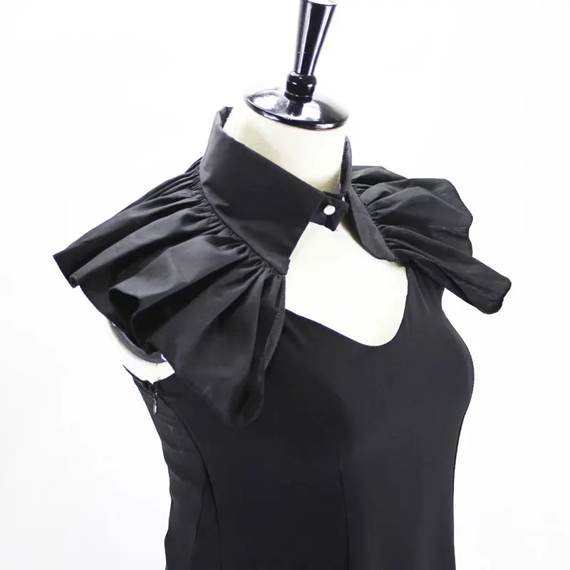 Black Doll Collar Fake Collar Women's Detachable Top Dress Collar Shawl Semi-shirt Round Neck Female Fake Collar Decoration